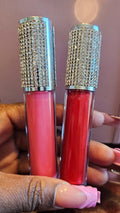 Duo Pack. Precious pink and Righteous Red in studded top tubes